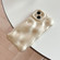 Wave Bubbles TPU Phone Case for iPhone 12 - Champagne Gold