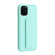 Shockproof PC + TPU Protective Case with Wristband & Holder for iPhone 12 - Mint Green