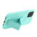 Shockproof PC + TPU Protective Case with Wristband & Holder for iPhone 12 - Mint Green