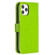 Crazy Horse Texture Horizontal Flip Leather Case with Holder & Card Slots & Wallet & Photo Frame for iPhone 12 - Green
