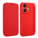 Imitate Liquid Skin Feel Leather Phone Case with Card Slots for iPhone 12 - Red