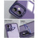 Invisible Lens Bracket Matte Transparent Phone Case for iPhone 12 - Silver