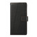 PU Genuine Leather Texture Embossed Line Phone Case for Samsung Galaxy S24 Ultra 5G - Black