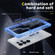 Skin Feel TPU + PC MagSafe Magnetic Phone Case for Samsung Galaxy S24 Ultra 5G - Transparent Blue