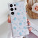 Spring Garden Epoxy TPU Phone Case for Samsung Galaxy S24 Ultra 5G - F06 Blue and White Flowers