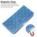 Colorful Magnetic Buckle Leather Phone Case for Samsung Galaxy S24 Ultra 5G - Blue