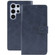 GOOSPERY BLUE MOON Crazy Horse Texture Leather Phone Case for Samsung Galaxy S24 Ultra 5G - Dark Blue