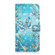 Oil Embossed 3D Drawing Leather Phone Case for Samsung Galaxy S24 Ultra 5G - Blue Butterflies