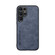 Skin Feel Magnetic Leather Back Phone Case for Samsung Galaxy S24 Ultra 5G - Blue