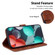 7-shaped Embossed Leather Phone Case for Samsung Galaxy S24 Ultra 5G - Brown