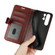 R64 Texture Horizontal Flip Leather Phone Case for Samsung Galaxy S24 Ultra 5G - Brown