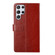 Y-shaped Pattern Flip Leather Phone Case for Samsung Galaxy S24 Ultra 5G - Brown