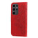 7-petal Flowers Embossing Leather Phone Case for Samsung Galaxy S24 Ultra 5G - Red