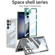 GKK Space Frame Transparent PC + TPU Phone Case for Samsung Galaxy S24 Ultra 5G - Transparent Green