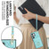 Rhombic Texture Card Bag Phone Case with Long Lanyard for Samsung Galaxy S24 Ultra 5G - Mint Green