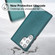 Leather Texture Full Coverage Phone Case for Samsung Galaxy S24 Ultra 5G - Green