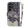 3D Colored Horizontal Flip Leather Phone Case for Samsung Galaxy S24 Ultra 5G - Hug Cat