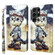 3D Painted Leather Phone Case for Samsung Galaxy S24 Ultra 5G - Naughty Cat