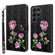 3D Painted Leather Phone Case for Samsung Galaxy S24 Ultra 5G - Rose