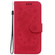 Butterfly Rose Embossed Leather Phone Case for Samsung Galaxy S24 Ultra 5G - Red