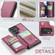 CaseMe C22 PC+TPU Business Style RFID Anti-theft Leather Phone Case for Samsung Galaxy S24 Ultra 5G - Wine Red