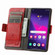 CaseNeo Splicing Dual Magnetic Buckle Leather Phone Case for Samsung Galaxy S24 Ultra 5G - Red