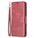 Lambskin Texture Pure Color Flip Leather Phone Case for Samsung Galaxy S24 Ultra 5G - Red