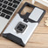 Camera Shield Card Slot PC+TPU Phone Case for Samsung Galaxy S24 Ultra 5G - Silver