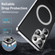 MagSafe Magnetic Frosted Metal Phone Case for Samsung Galaxy S24 Ultra 5G - Silver