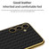 GKK Weave Texture Electroplating PU Protective Phone Case for Samsung Galaxy S24+ 5G - Black