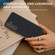 ABEEL Genuine Leather Luxury Black Edge Phone Case for Samsung Galaxy S24+ 5G - Black