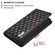 Diamond Lattice Magnetic Leather Flip Phone Case for Samsung Galaxy S24+ 5G - Black