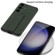 GKK Skin Feel Frosted Leather Fold Holder Phone Case for Samsung Galaxy S24+ 5G - Black