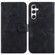 Lily Embossed Leather Phone Case for Samsung Galaxy S24+ 5G - Black