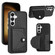 Shockproof Leather Phone Case with Card Holder for Samsung Galaxy S24+ 5G - Black