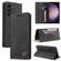 Skin Feel Anti-theft Brush Horizontal Flip Leather Case with Holder for Samsung Galaxy S24+ 5G - Black