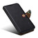 Denior Cowhide Texture Wallet Style Leather Phone Case for Samsung Galaxy S24+ 5G - Black