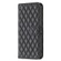 Diamond Lattice Wallet Flip Leather Phone Case for Samsung Galaxy S24+ 5G - Black