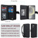 Multi-Card Wallet RFID Leather Phone Case for Samsung Galaxy S24+ 5G - Black