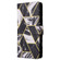 Marble Bronzing Stitching Leather Phone Case for Samsung Galaxy S24+ 5G - Black