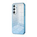 Gradient Glitter Powder Electroplated Phone Case for Samsung Galaxy S24+ 5G - Blue