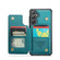 CaseMe C22 PC+TPU Business Style RFID Anti-theft Leather Phone Case for Samsung Galaxy S24+ 5G - Blue Green