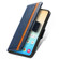 CaseNeo Splicing Dual Magnetic Buckle Leather Phone Case for Samsung Galaxy S24+ 5G - Blue