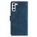 Seven Butterflies Embossed Leather Phone Case for Samsung Galaxy S24+ 5G - Blue