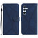 Stitching Embossed Leather Phone Case for Samsung Galaxy S24+ 5G - Blue