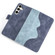 Stitching Horizontal Flip Leather Phone Case for Samsung Galaxy S24+ 5G - Blue
