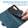 LC.IMEEKE Skin-friendly Card Slots Leather Phone Case for Samsung Galaxy S24+ 5G - Blue