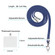 Electroplating Marble Dual-side IMD Phone Case with Lanyard for Samsung Galaxy S24+ 5G - Blue 018