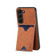 Denior PU Back Cover Card Slot Holder Phone Case for Samsung Galaxy S24+ 5G - Brown