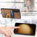 Retro Splitable Magnetic Card Bag Leather Phone Case for Samsung Galaxy S24+ 5G - Brown